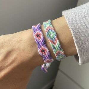 Colorful Woven Friendship Bracelets